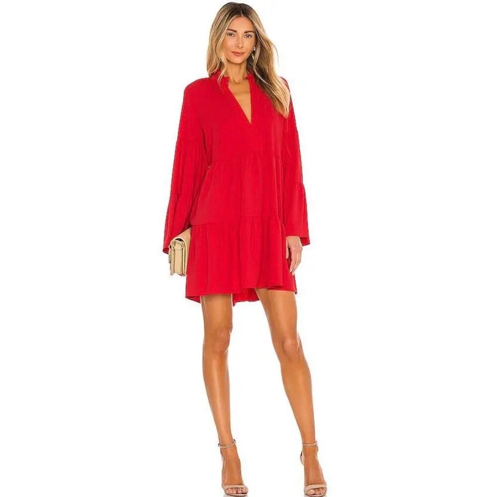 Amanda Uprichard Alexis Dress in Red. Size XS Excellent‎ Condition